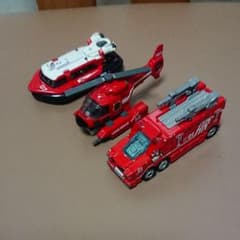 トミカ ミニカー  ハイパーレスキュー  3台のサムネイル