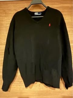 Polo Ralph Lauren Vネックニット ブラックのサムネイル