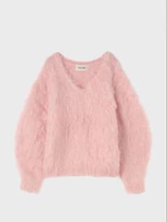 thetoe shaggy Vneck knit シャギーニットのサムネイル
