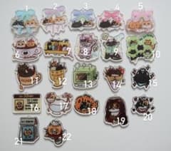hijojowo アクリルタグ バラ売り スクイーズのサムネイル