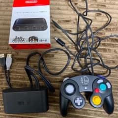 Nintendo ニンテンドーゲームキューブコントローラ  接続タップ付きのサムネイル