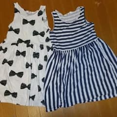 ワンピース　１４０　H&M　２枚セットのサムネイル