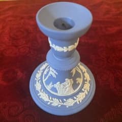 Wedgwood ジャスパーウェア ペールブルー キャンドルスタンド | Mercari