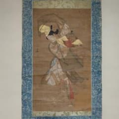 ニコマートFT　映画「国宝」肉筆浮世絵　役者絵　娘道成寺　白拍子花子 ニコマートFT様専用 映画「国宝」肉筆浮世絵 役者絵 娘道成寺 白拍子