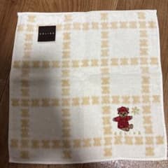 CELINE セリーヌ タオルハンカチ ベア刺繍のサムネイル