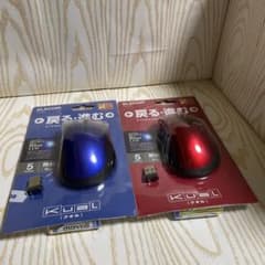 ELECOM KUAL ワイヤレスマウス BlueLED 5ボタン 無線 2個 - 5