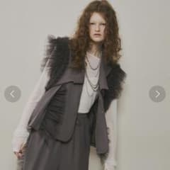 ラベルエチュード 2WAYボリュームギャザーチュールノースリーブ