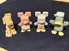 (希少)ディズニー シー 石像風 ミニフィギュア 4体セットのサムネイル