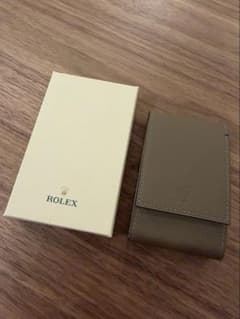【ROLEX】時計収納ポーチ エトゥープ 非売品のサムネイル