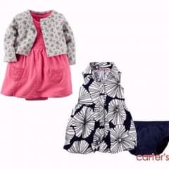 カーターズ*ベビー女の子用*新生児用2着セットのサムネイル