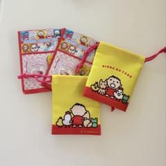 みんなのたあ坊 サンリオキャラクターズ プチ巾着 2枚セット Seria 新品
