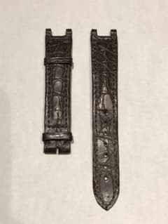 純正 カルティエ Cartier レディース時計 クロコ革ベルト