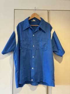 NAT NAST ボーリングシャツ ブルー 刺繍のサムネイル