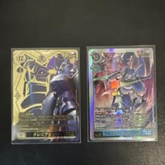 F*Y様 デジモンカード　クレニアムモンSR⭐︎⭐︎ アルフォースブイドラモンUのサムネイル