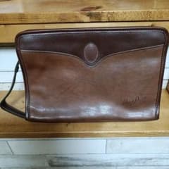 Hardy Amies ハーディエイミス クラッチバッグ レザー - メルカリ
