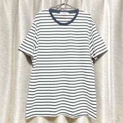 3L 美品　Tシャツ　カットソー　 ボーダー 半袖　大きいサイズ　送料無料のサムネイル
