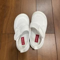 miki house 上履き 18.0cm ホワイトのサムネイル