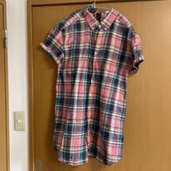 アーバンリサーチ　半袖シャツワンピ　チェックのサムネイル