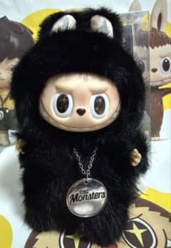 【海外限定】ZIMOMO LABUBUぬいぐるみ ブラック　黒ドラゴンデビル新品 海外限定】ZIMOMO LABUBUぬいぐるみ ブラック 黒ドラゴンデビル