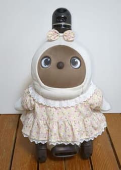 LOVOT✳ラボット服ハンドメイド✳小花のワンピースとリボン(ピンク