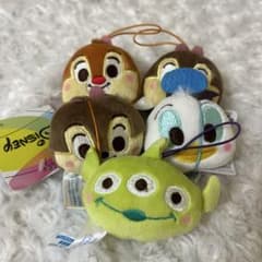 칩 데일 도널드 외계인 봉제인형 마스코트 5장 세트