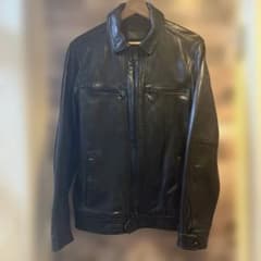 ALLSAINTS レザージャケット ブラック メンズのサムネイル