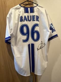 横浜DeNAベイスターズ#96バウアー 直筆サイン入り　ユニフォーム 横浜DeNAベイスターズ#96バウアー 直筆サイン入り ユニフォーム - メルカリ