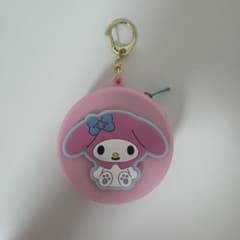 サンリオ マイメロディ シリコンポーチ キーホルダー 丸型のサムネイル