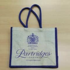 ジュートバッグ　パートリッジ　ロンドン　Partridges　トートバッグのサムネイル