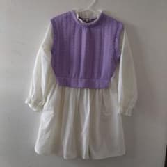 SHOO・LA・RUE 重ね着風 ワンピース 140cmのサムネイル