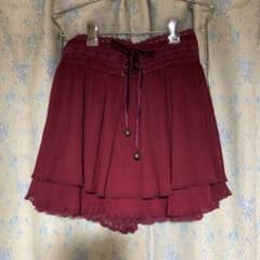 アクシーズファム 編みあげ＋縦プリーツのレースペチパンのサムネイル