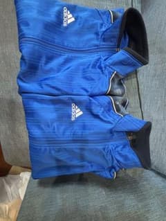 adidas トラックジャケット ブルー ストライプのサムネイル