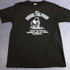 Disney ウィニー・ザ・プー Tシャツ L 黒のサムネイル