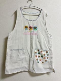 保育士 エプロン ストライプ柄 ボリス 冬のサムネイル