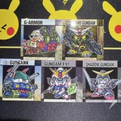 元祖SDガンダムスナック　5種セットのサムネイル