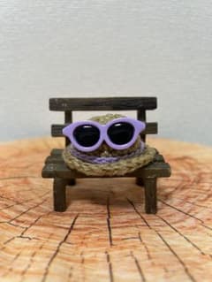 サングラス帽子 紫色のサムネイル