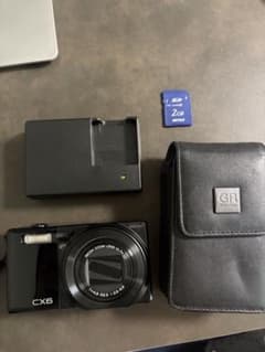 RICOH CX6 블랙 미품 SD 카드 커버 포함