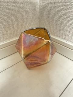多面体 ガラス フラワーベース 花瓶※花瓶多数出品中のサムネイル