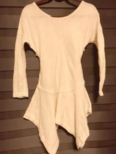 ジーナ様専用うさとの服　　コットン生成りのサムネイル