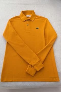 LACOSTE 長袖ポロシャツ イエロー サイズ2のサムネイル