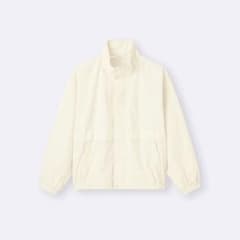 GU ジーユー ウィンドプルーフセーリングジャケット 白のサムネイル