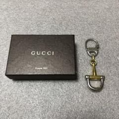 グッチ GUCCI ホースビット キーリング キーホルダー ゴールド メタル