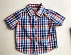 Baby Gap半袖シャツ チェックシャツ 80cmのサムネイル