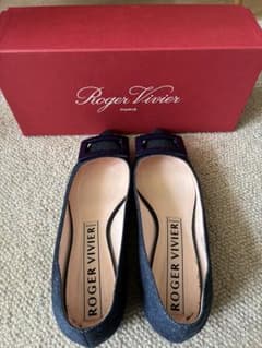 ROGER VIVIER フラットシューズ デニムのサムネイル