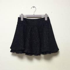 檄カワ❤️黒ミニフレアースカートのサムネイル