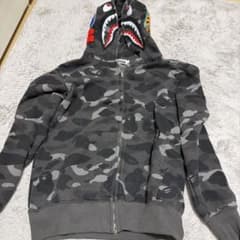 A BATHING APE シャークパーカー カモフラ XL - メルカリ