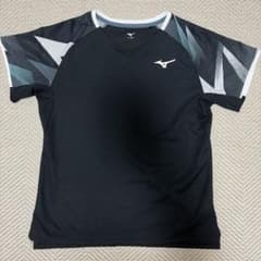 MIZUNO テニスウェア Tシャツ ブラック Lサイズのサムネイル