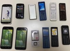 携帯電話・スマートフォン　モックアップ　計10個のサムネイル