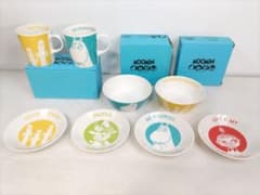 MOOMIN 머그컵 & 샐러드 그릇 & 디저트 접시 신품 미사용 무민