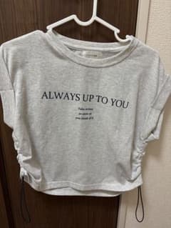 CHILLFAR ロゴプリント ドロスト 半袖Tシャツ グレーのサムネイル